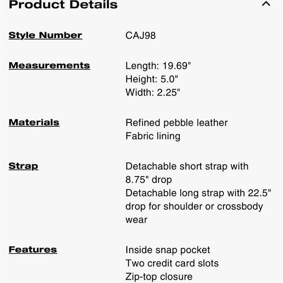 Coach White Mini Bag with Floral Details - Picture 6 of 7